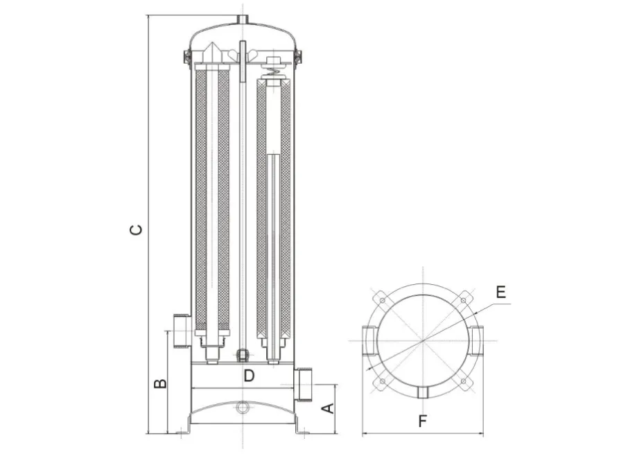 clamp-type-filter-housing