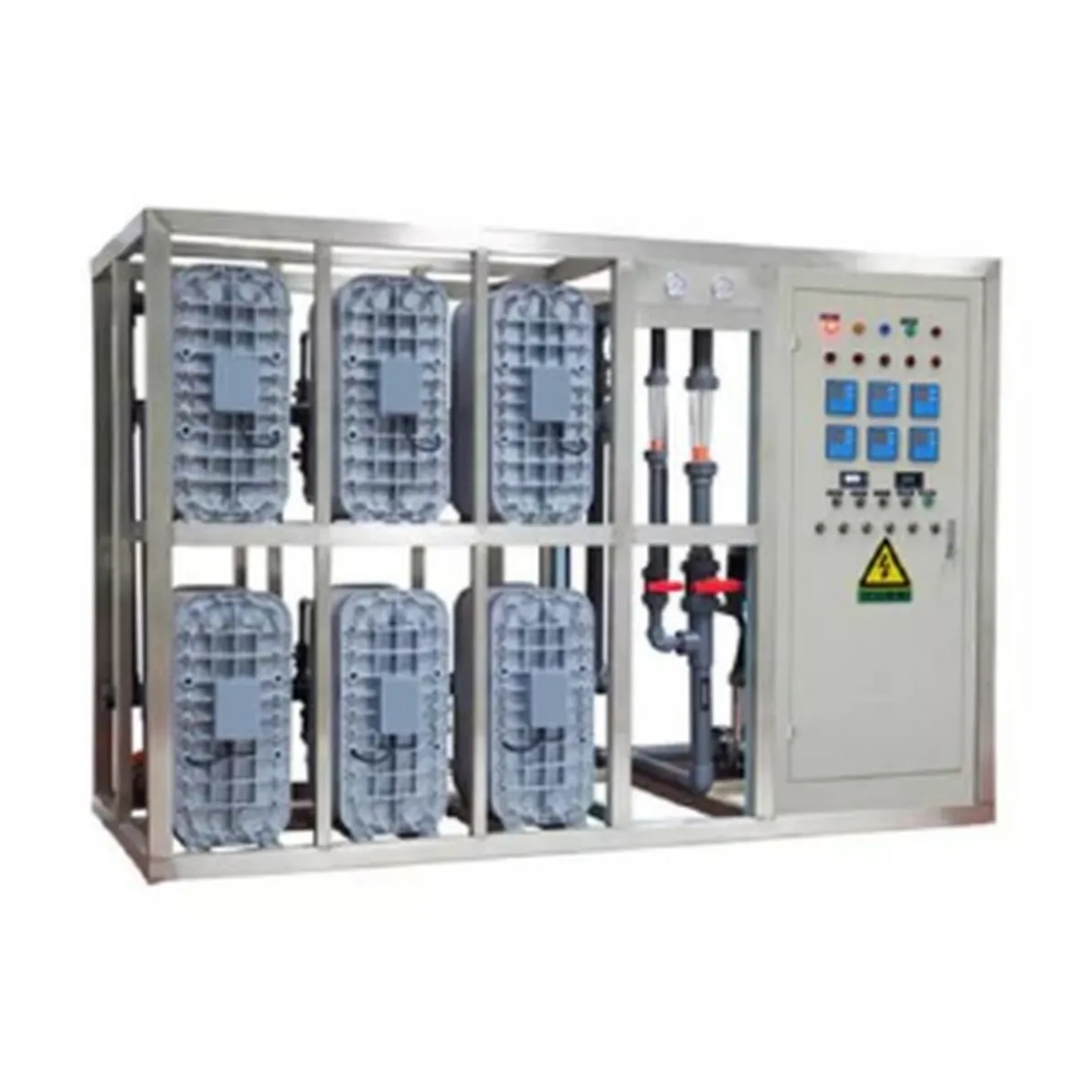 Two-Pass RO + EDI Ultrapure Water System