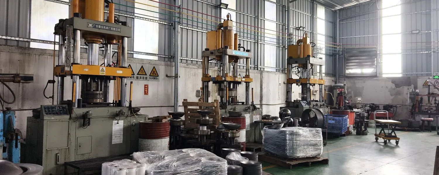 Large presses and associated tooling in the supplied production-line photograph