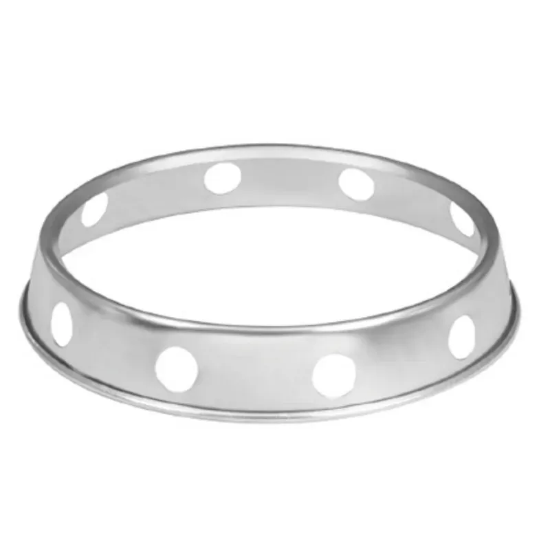 Product photograph of the YH-ACC-109 stainless steel wok ring on a white background.