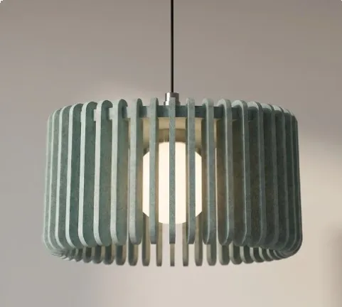 PET felt panels light shade design 3