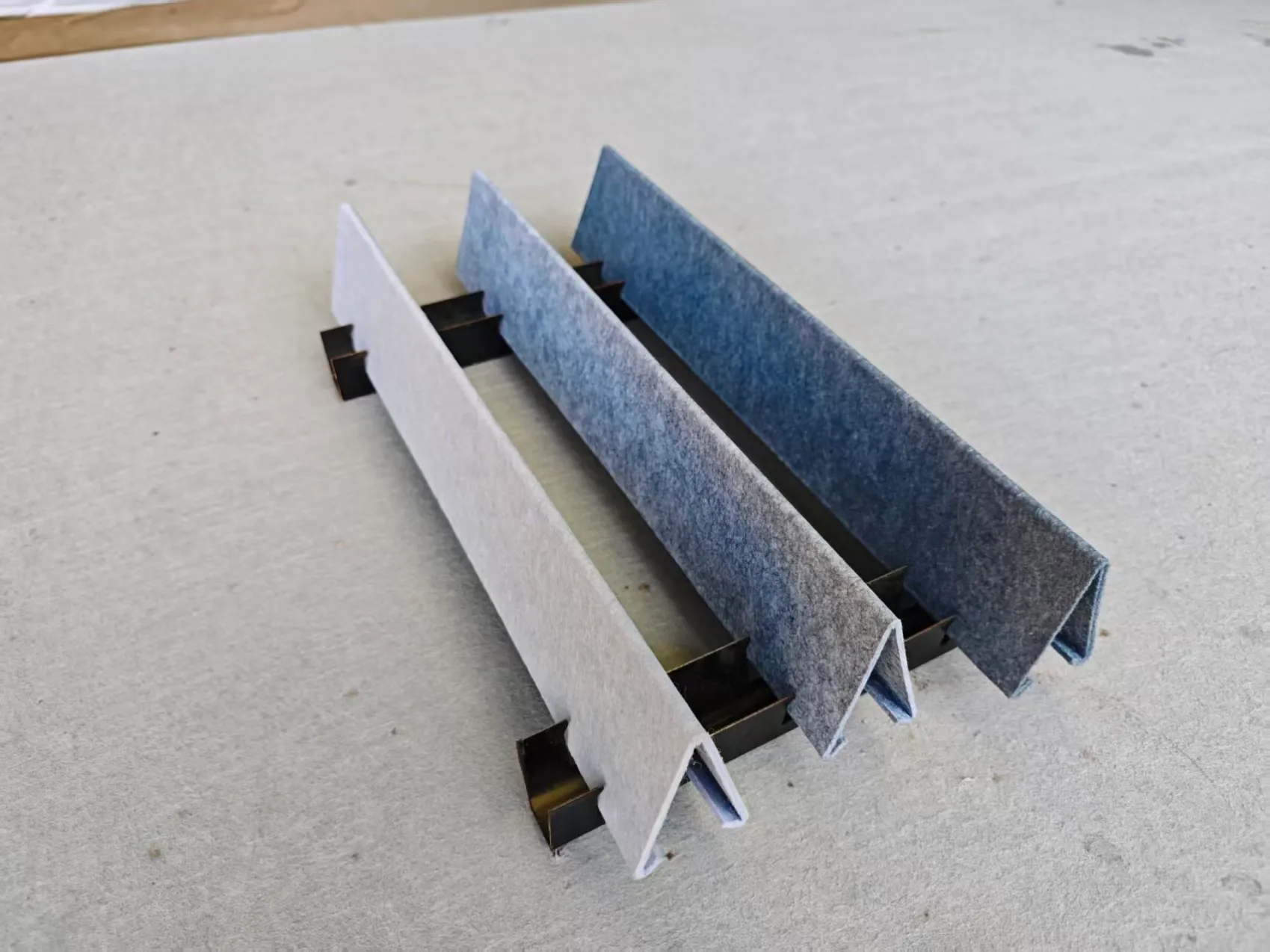 triangle PET felt baffle