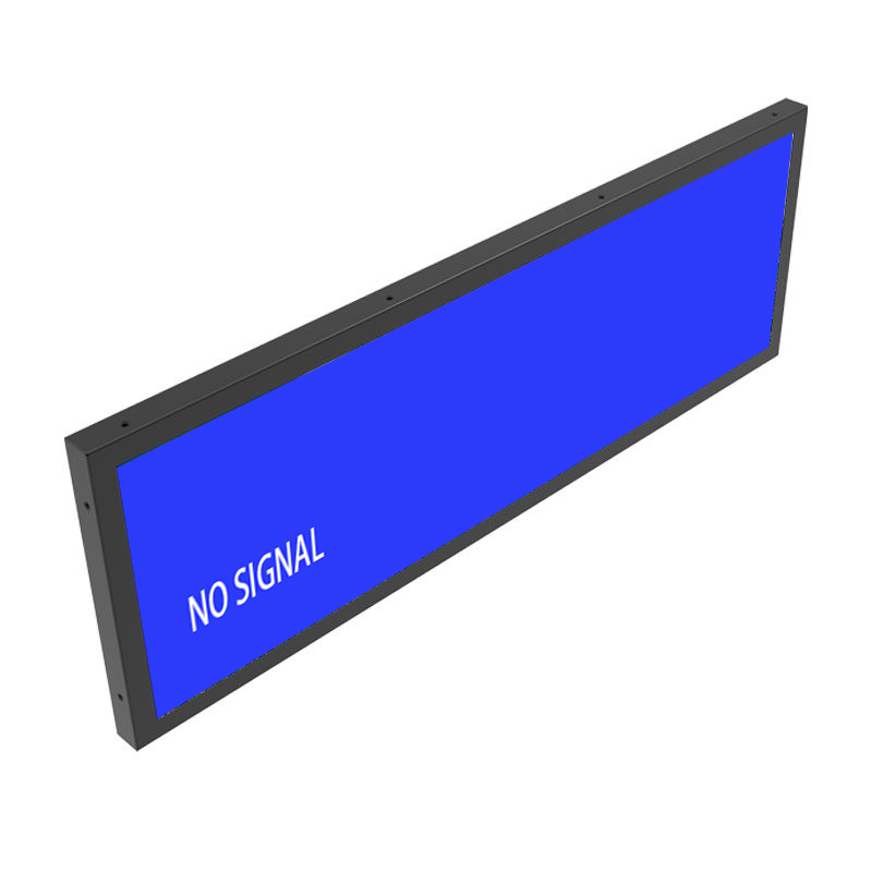 35 Inch Sheet Metal Stretched Bar LCD Monitor - Angle View 2