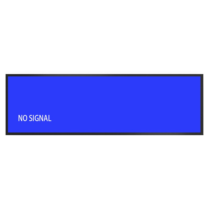 35.9 Inch Sheet Metal Stretched Bar LCD Monitor - Angle View 2