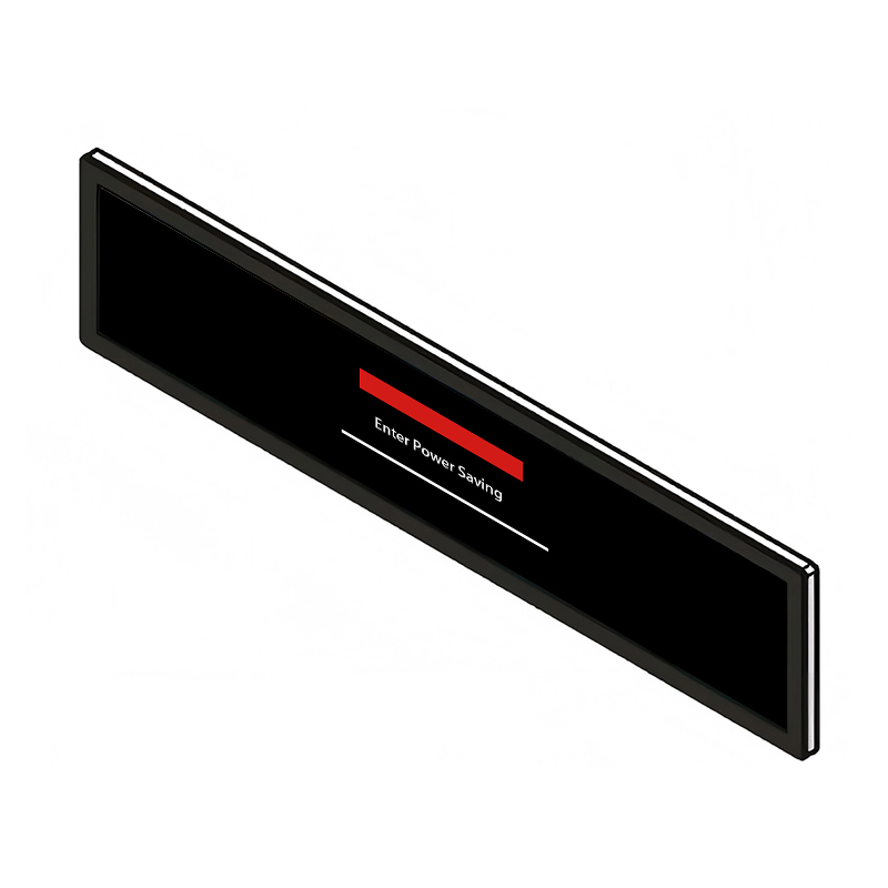48.8 Inch Aluminum Profile Stretched Bar LCD Monitor - Angle View 2