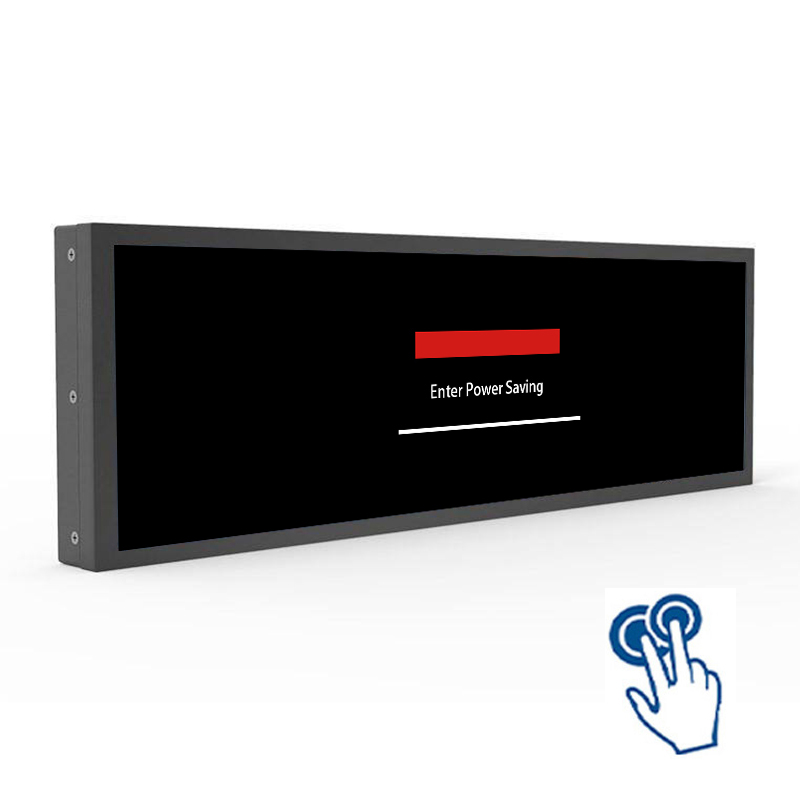 Original Panel 29 Inch Touchscreen Aluminum Profile Stretched Bar LCD Monitor - Angle View 2