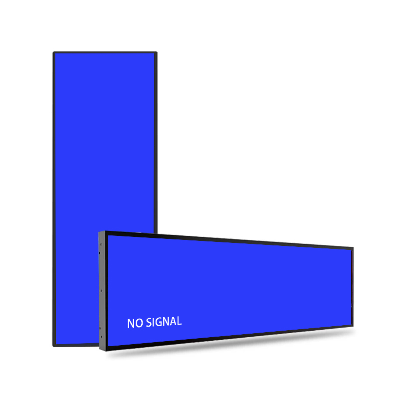 62.5 Inch Sheet Metal Stretched Bar LCD Monitor - Angle View 2