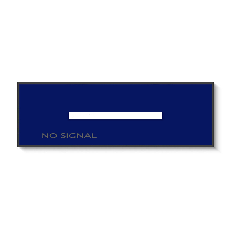 24.2 Inch Sheet Metal Stretched Bar LCD Monitor - Angle View 2