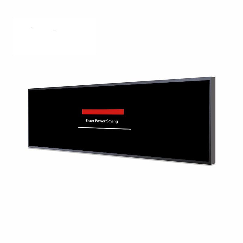 73.5 Inch Sheet Metal Stretched Bar LCD Monitor - Angle View 2