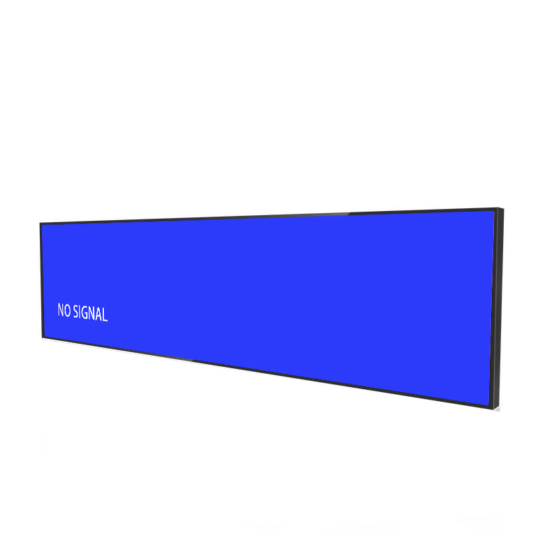 80 Inch Sheet Metal Stretched Bar LCD Monitor - Angle View 2