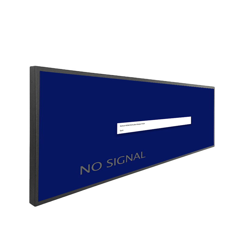 65.7 Inch Sheet Metal Stretched Bar LCD Monitor - Angle View 2