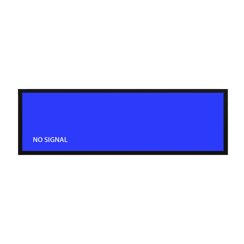 49.5 Inch Sheet Metal Stretched Bar LCD Monitor - Angle View 2