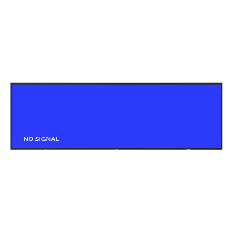 49.5 Inch Aluminum Profile Stretched Bar LCD Monitor - Angle View 2