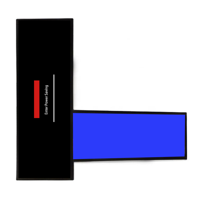 28.6 Inch Sheet Metal Stretched Bar LCD Monitor - Angle View 3