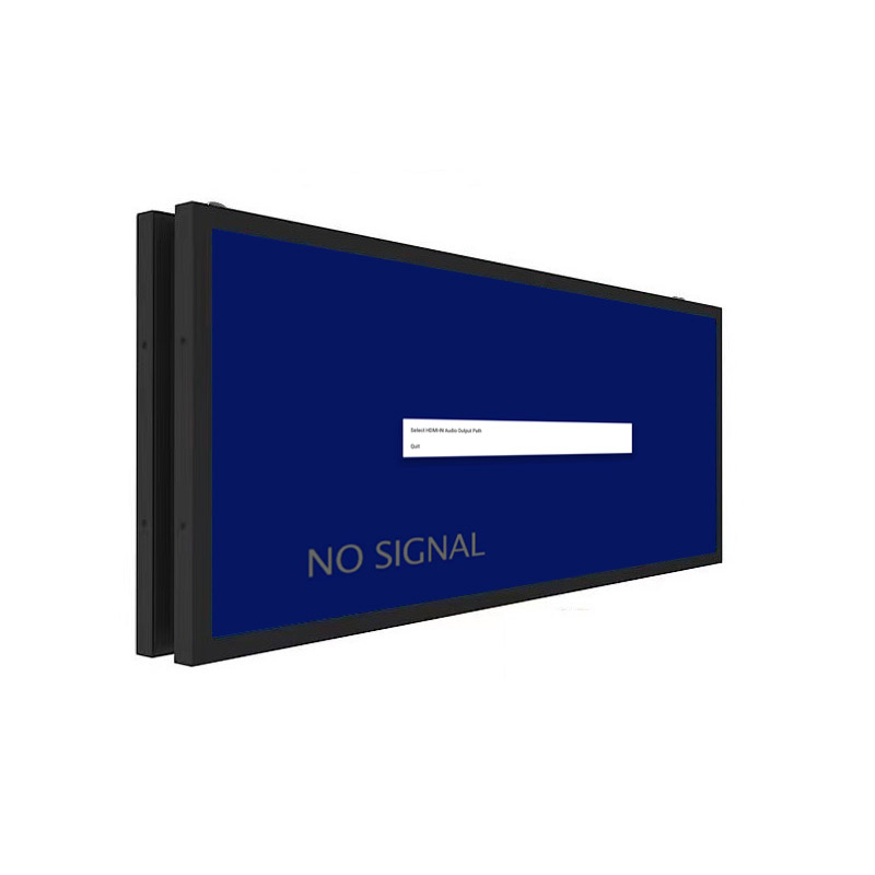 57.2 Inch Double-Sided Stretched Bar LCD Monitor - Main View