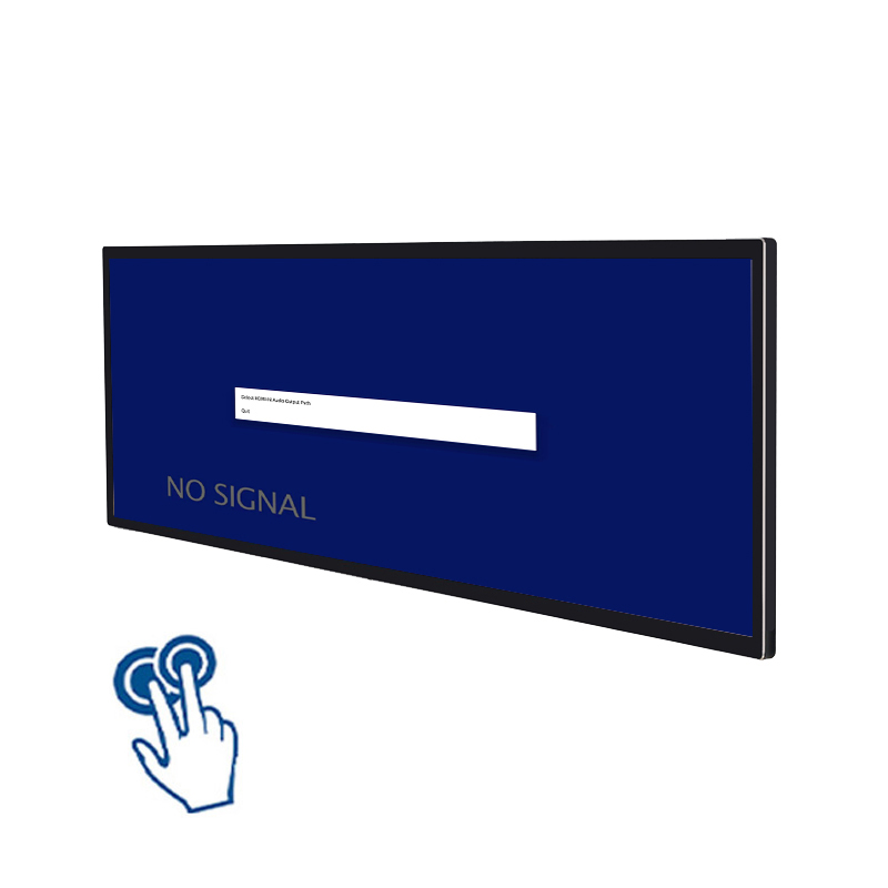 79.8 Inch Touchscreen Sheet Metal Stretched Bar LCD Monitor - Main View