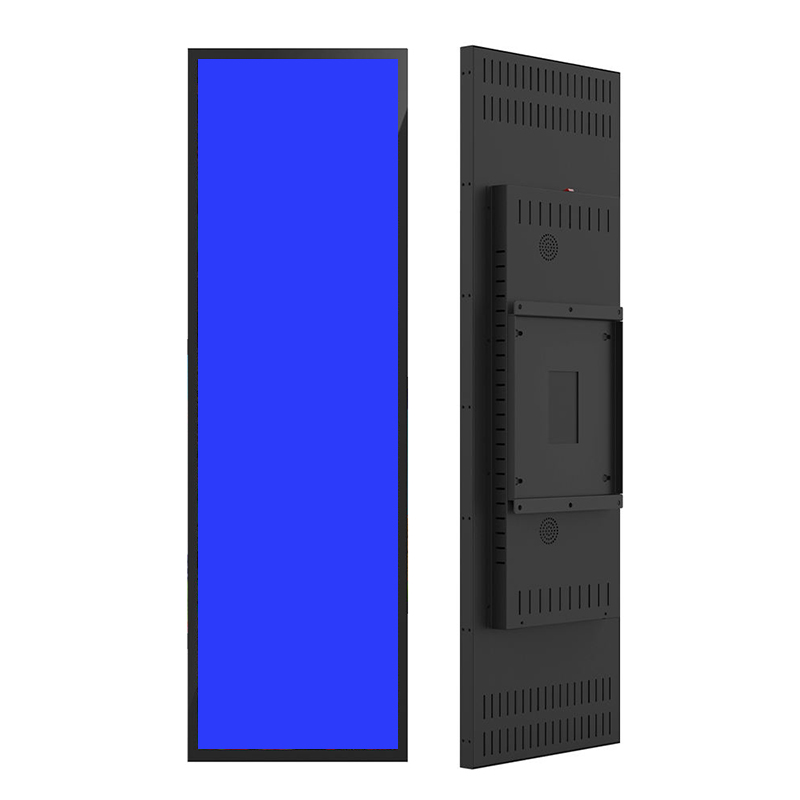 79.8 Inch Touchscreen Sheet Metal Stretched Bar LCD Monitor - Angle View 2