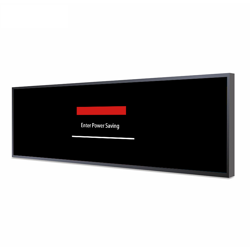 60.6 Inch Sheet Metal Stretched Bar LCD Monitor - Angle View 3