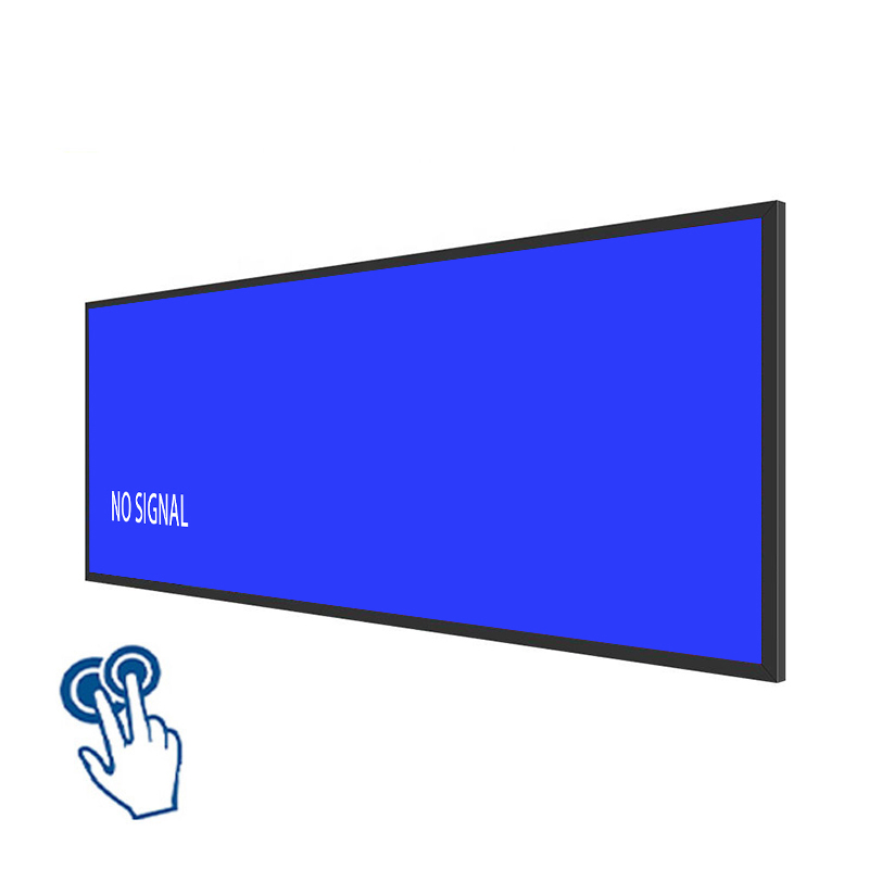 69.3 Inch Infrared Touchscreen Aluminum Profile Stretched Bar LCD Monitor - Main View