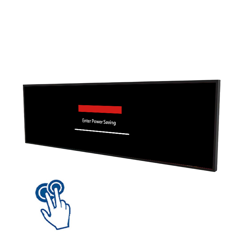 16 Inch Touchscreen Sheet Metal Stretched Bar LCD Monitor - Main View