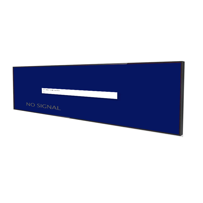 35.5 Inch Sheet Metal Stretched Bar LCD Monitor - Angle View 2