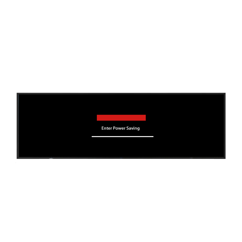 37 Inch Ultra Wide Stretched Bar LCD Monitor - View 1