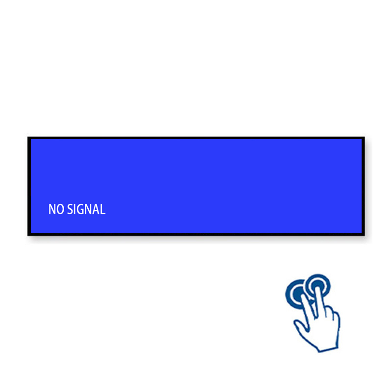 90.8 Inch Touchscreen Sheet Metal Stretched Bar LCD Monitor - Angle View 2