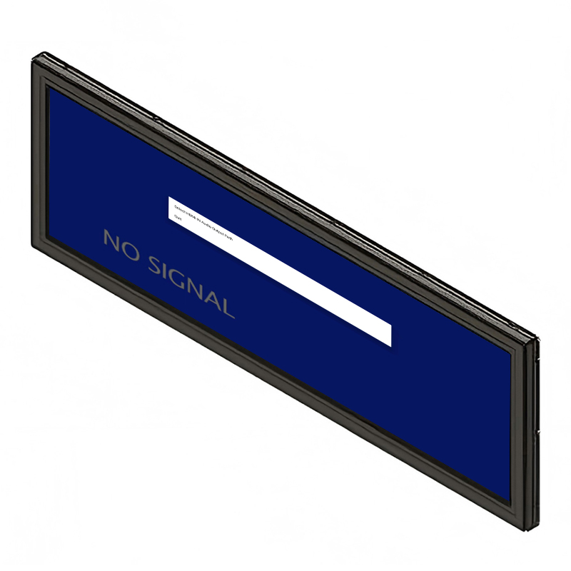 36.2 Inch Aluminum Profile Stretched Bar LCD Monitor - Angle View 2