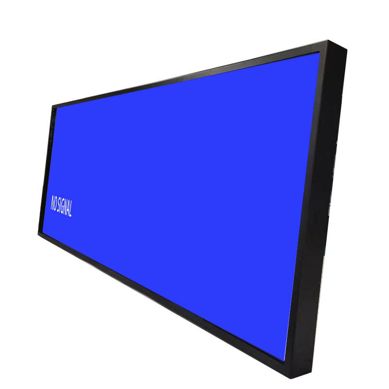 78.1 Inch Sheet Metal Stretched Bar LCD Monitor - Angle View 2