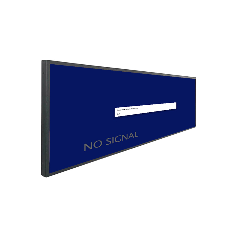 29.6 Inch Sheet Metal Stretched Bar LCD Monitor - Angle View 2