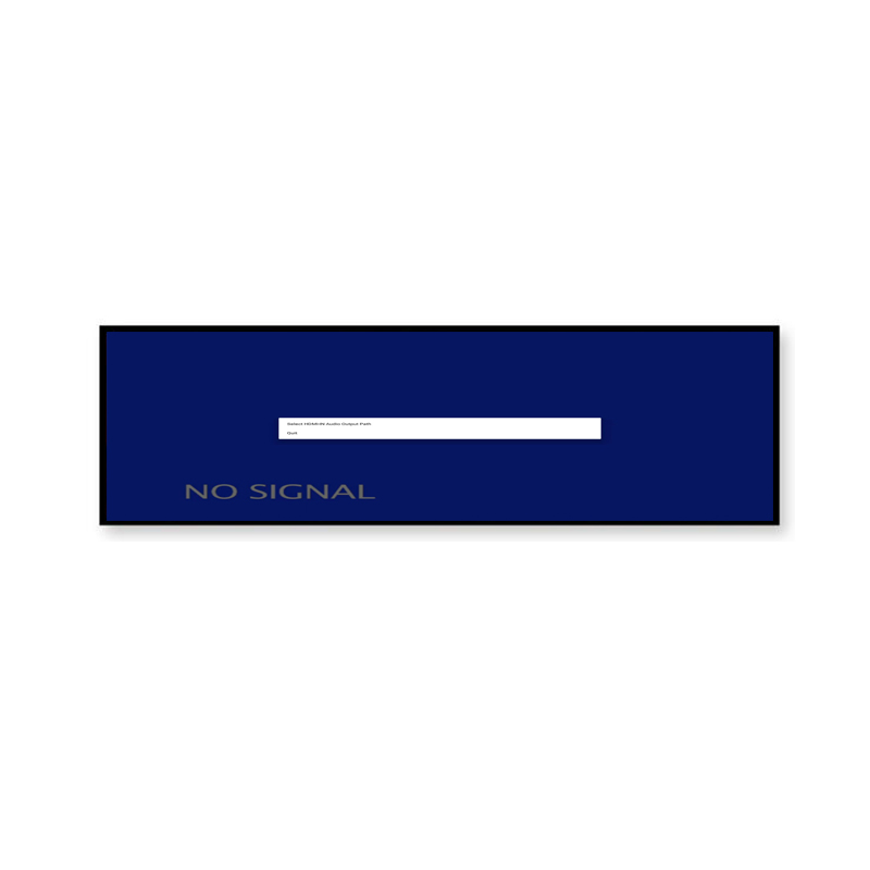 24.3 Inch Sheet Metal Stretched Bar LCD Monitor - Main View