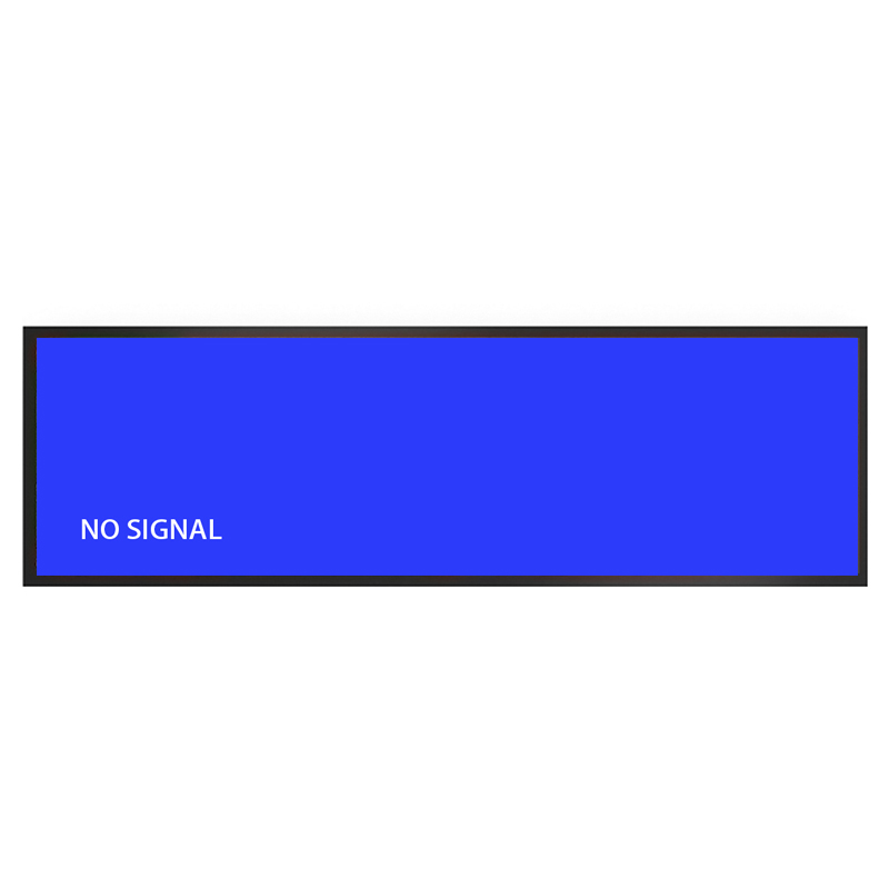 14.4 Inch Sheet Metal Stretched Bar LCD Monitor - Angle View 2