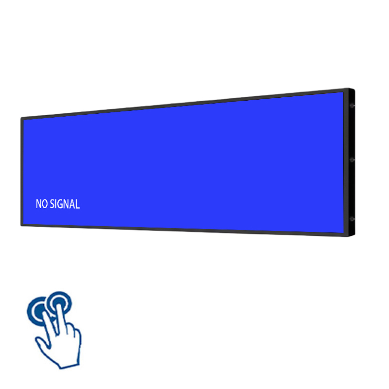 16 Inch Touchscreen Sheet Metal Stretched Bar LCD Monitor - Angle View 3