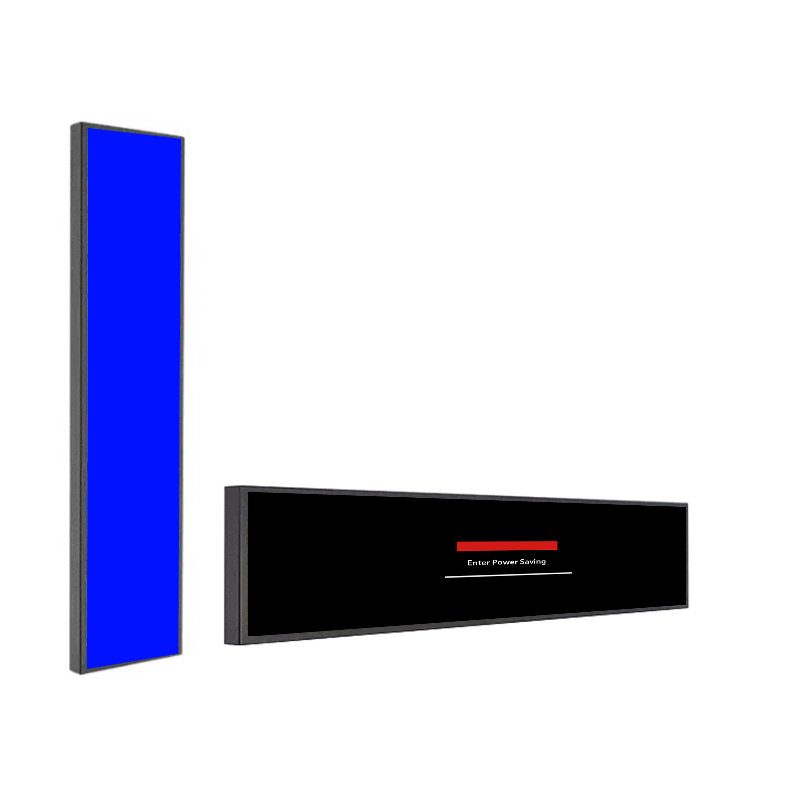57.9 Inch Sheet Metal Stretched Bar LCD Monitor - Angle View 2
