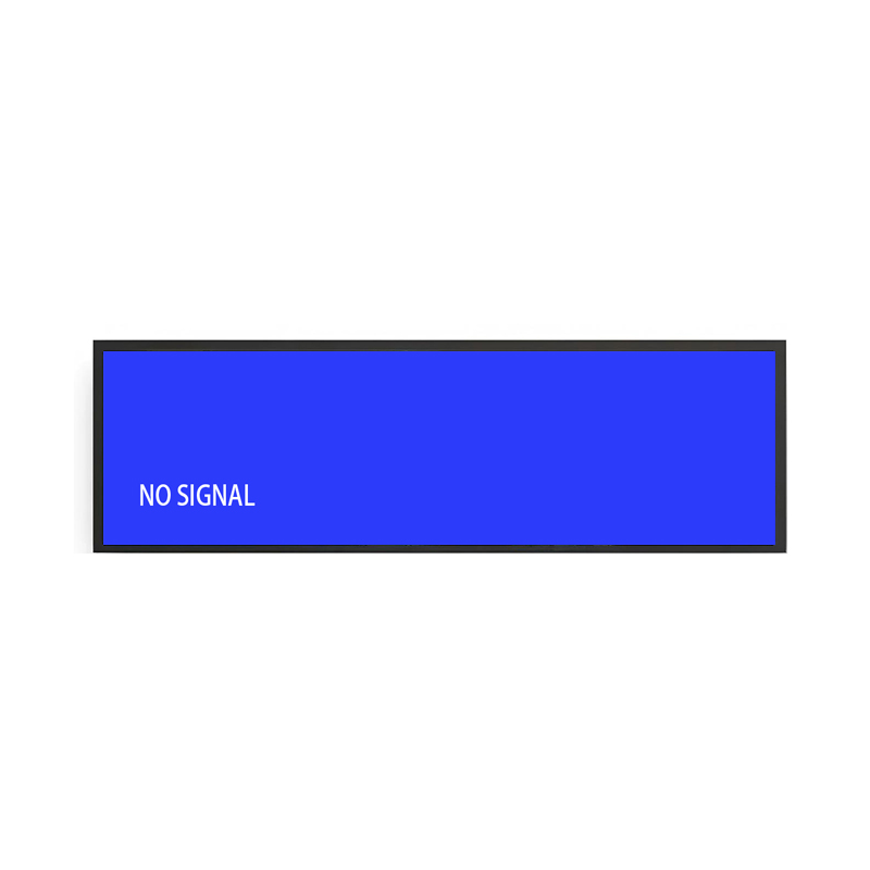 24.3 Inch Sheet Metal Stretched Bar LCD Monitor - Angle View 3