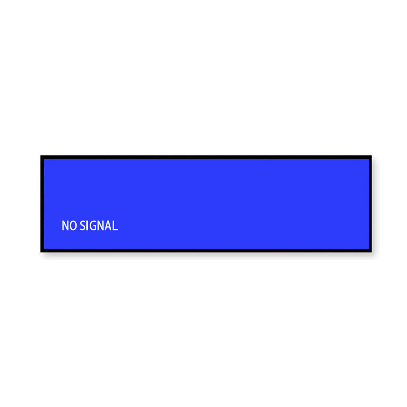 76.8 Inch Sheet Metal Stretched Bar LCD Monitor - Angle View 2