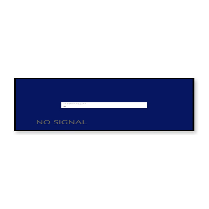 38.5 Inch Sheet Metal Stretched Bar LCD Monitor - Angle View 2