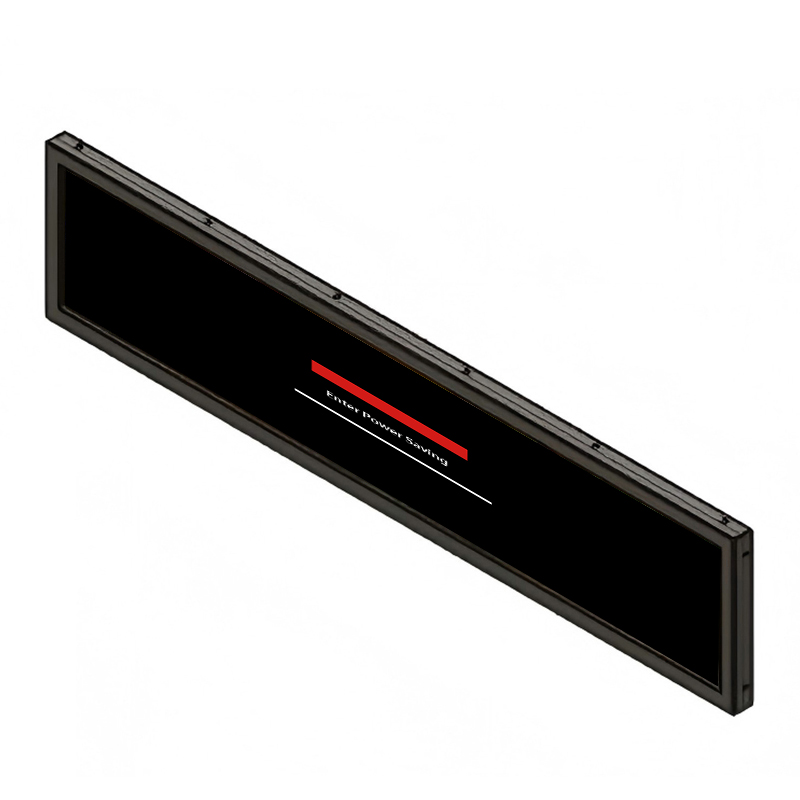 36.8 Inch Sheet Metal Stretched Bar LCD Monitor - Angle View 2