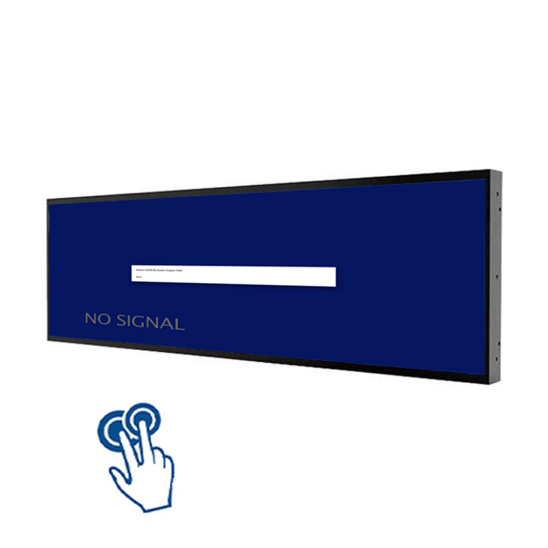 11.1 Inch Capacitive Touchscreen Sheet Metal Stretched Bar LCD Monitor - Main View