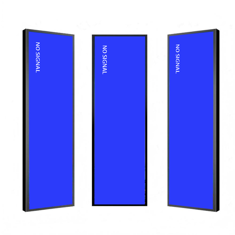 69.3 Inch Sheet Metal Stretched Bar LCD Monitor - Angle View 4