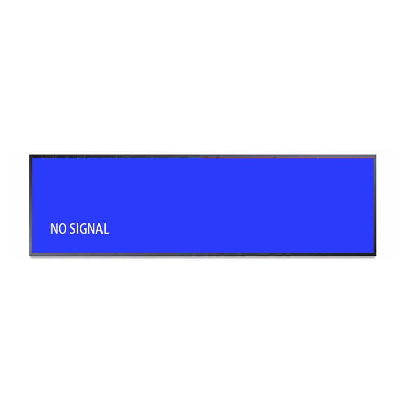 57.3 Inch Sheet Metal Stretched Bar LCD Monitor - Angle View 2