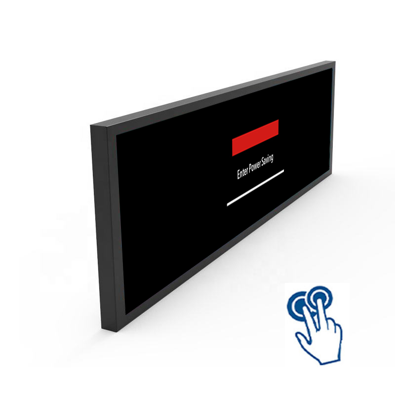 82.2 Inch Touchscreen Sheet Metal Stretched Bar LCD Monitor - Main View