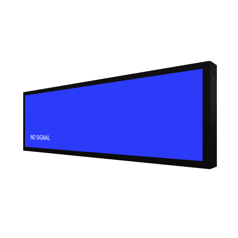 Commercial Inch Sheet Metal Stretched Bar LCD Monitor - Angle View 2