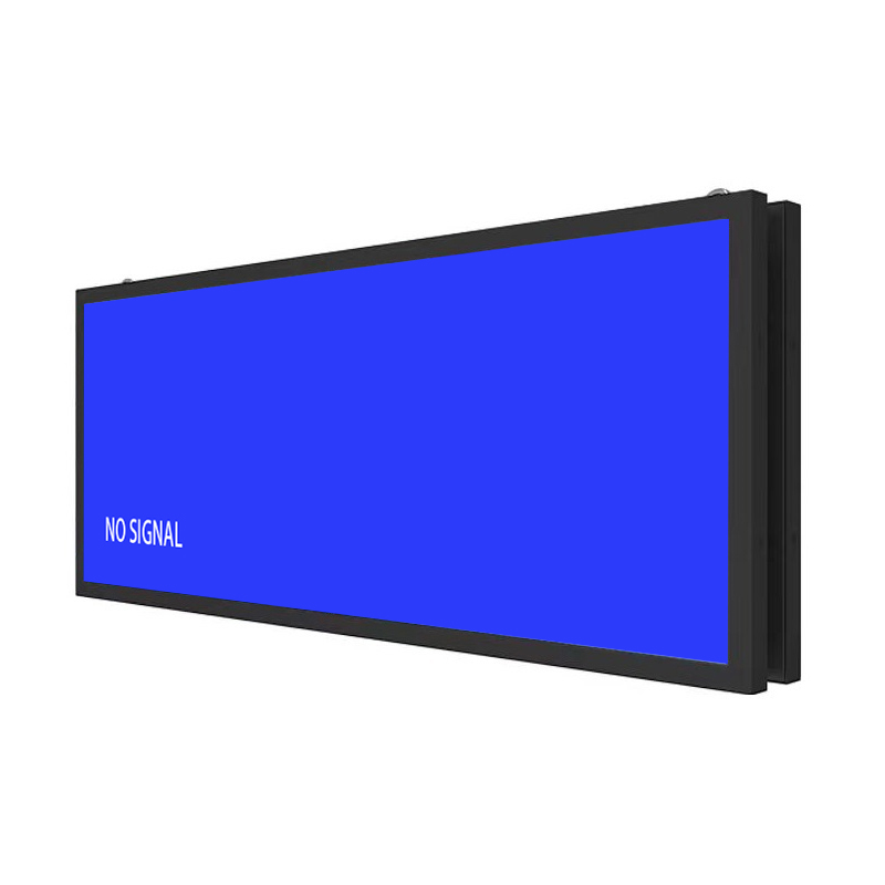 37.7 Inch Double-Sided Stretched Bar LCD Monitor - Main View
