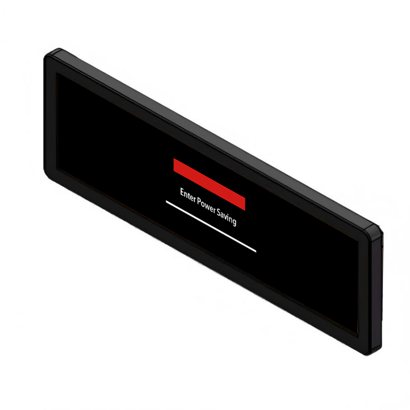 19.5 Inch Aluminum Profile Stretched Bar LCD Monitor - Angle View 3