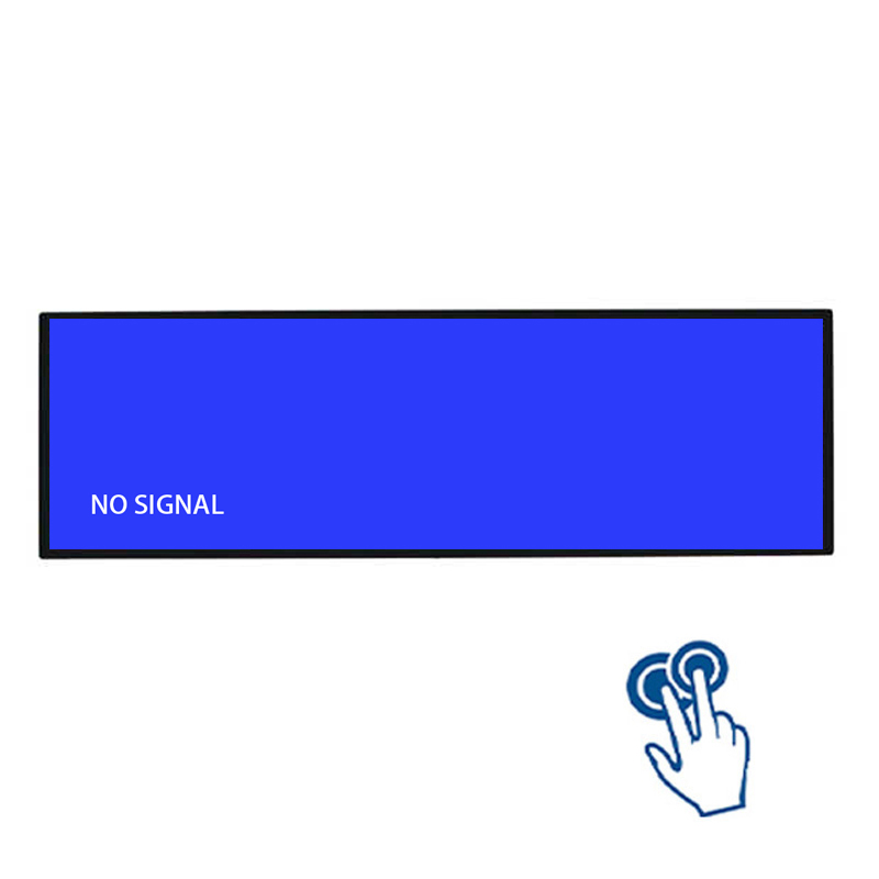 58.4 Inch Touchscreen Stretched Bar LCD Monitor - Angle View 3