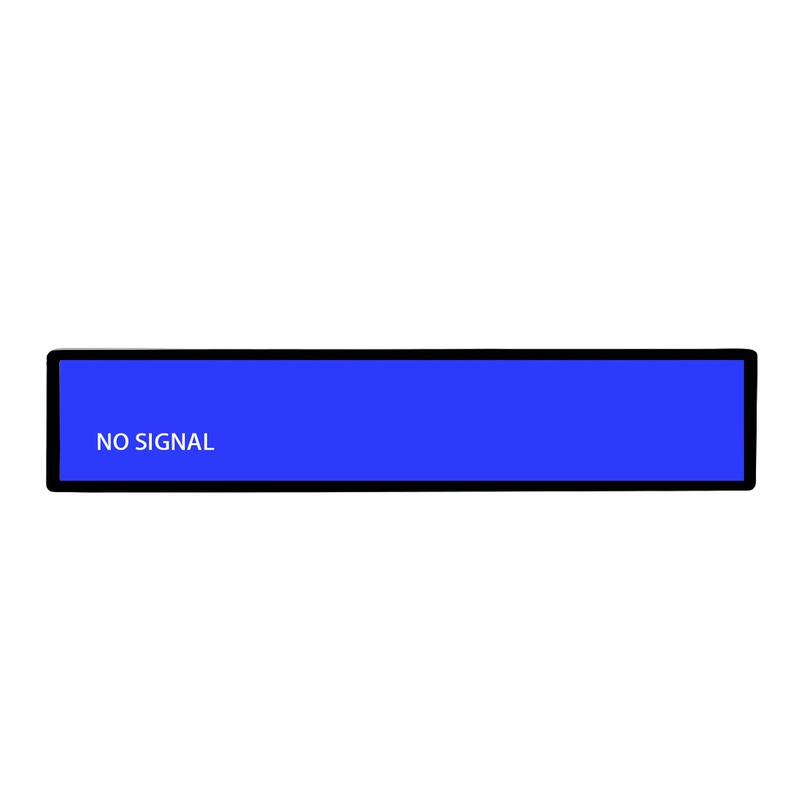 Original Panel 48.3 Inch Aluminum Profile Stretched Bar LCD Monitor - Angle View 2