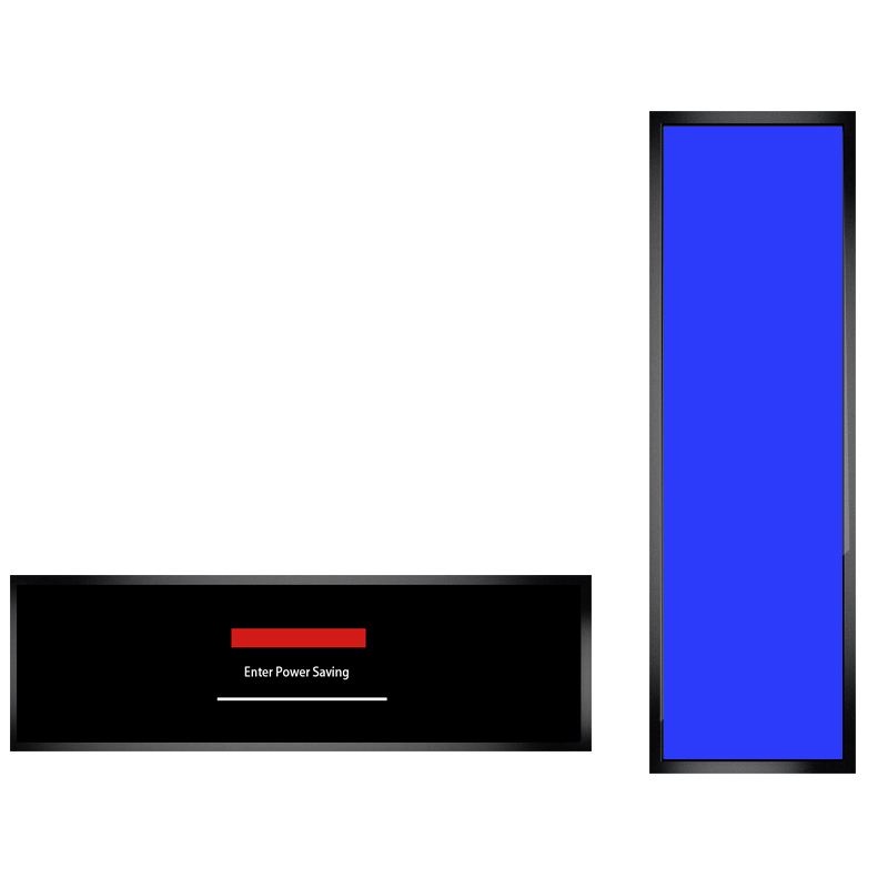 42.6 Inch Stretched Bar LCD Monitor - Angle View 2