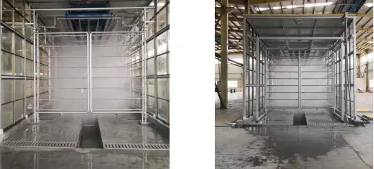 Military Standard Rain Test System - technical photograph