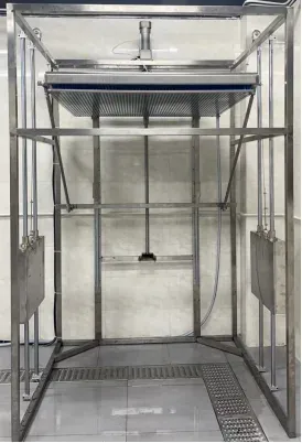 Open-type IPX3-IPX4 Splash Rain Test Unit - technical photograph